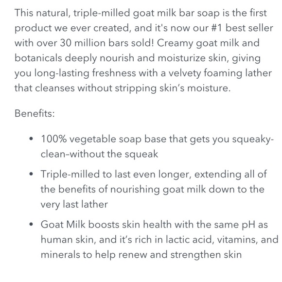 🐐 Set of 2 Goat Milk Bar Soaps 🐐 - Picture 8 of 8